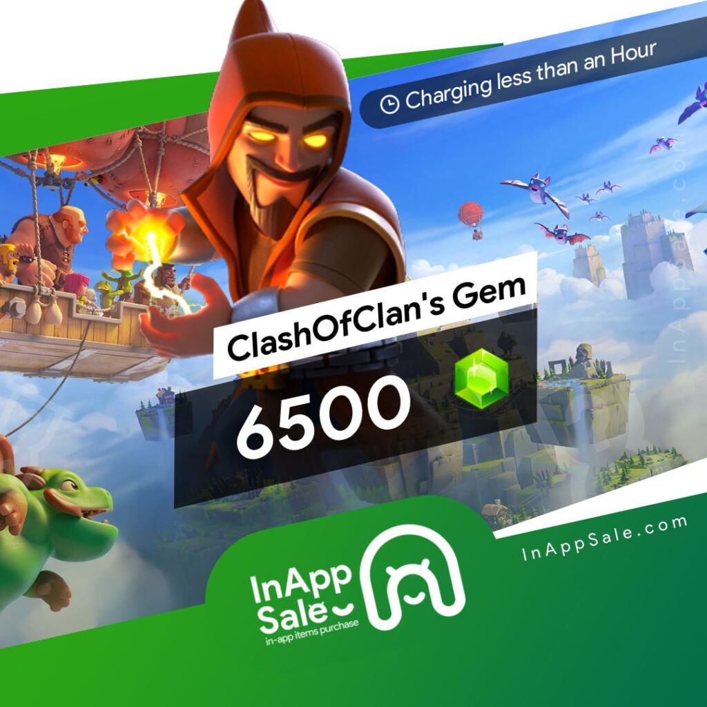 buy Clash of Clans 6,500 Gem