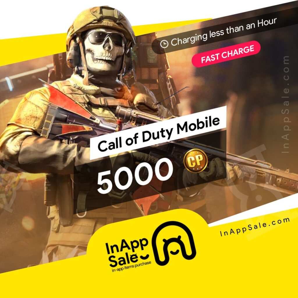 buy 5,000 Call of Duty Mobile CP (Fast Charge)